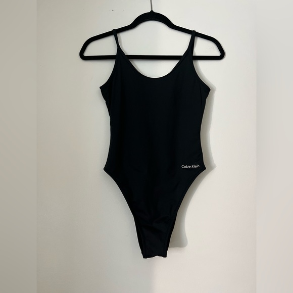 Calvin Klein Other - CALVIN KLEIN ONE PIECE SWIMSUIT | BLACK | SIZE MEDIUM | WITH LOGO